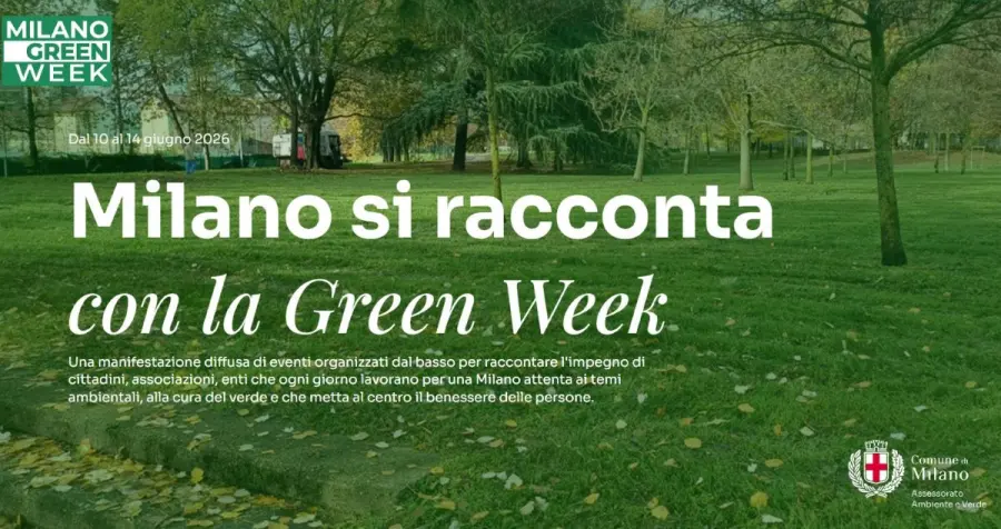 Milano Green Week 2026: dal 10 al 14 giugno la città si riempie di verde (e di idee)